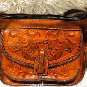 Patricia Nash Leather Crossbody Handbag
